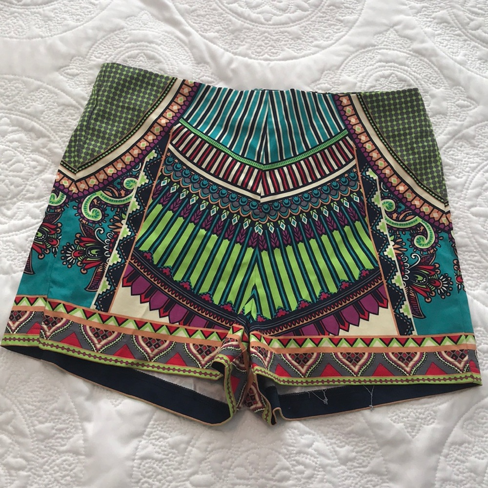 Colorful printed shorts